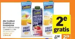 Albert Heijn Alle CoolBest FruitDrink en ProteinDrink aanbieding