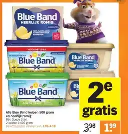 Albert Heijn Alle Blue Band kuipen 500 gram en heerlijk romig aanbieding