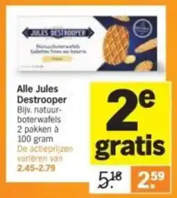 Albert Heijn Alle Jules Destrooper aanbieding