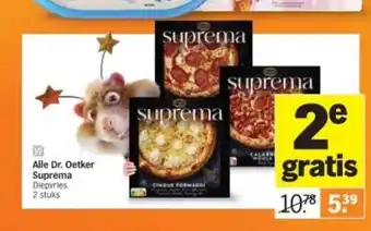 Albert Heijn Alle Dr. Oetker Suprema aanbieding