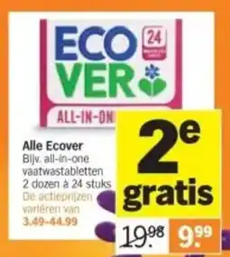 Albert Heijn Alle Ecover aanbieding