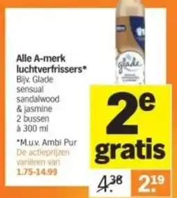 Albert Heijn Alle A-merk luchtverfrissers aanbieding