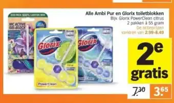 Albert Heijn Alle Ambi Pur en Glorix toiletblokken aanbieding