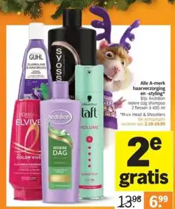 Albert Heijn Alle A-merk haarverzorging en styling aanbieding