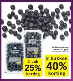 Albert Heijn AH Blauwe bessen aanbieding