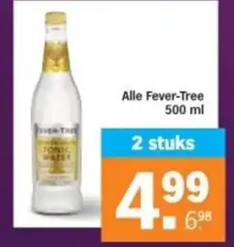 Albert Heijn Alle Fever Tree aanbieding