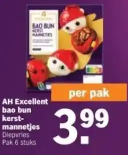 Albert Heijn AH Excellent bao bun kerst mannetjes aanbieding