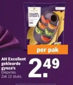 Albert Heijn AH Excellent gekleurde gyoza's aanbieding