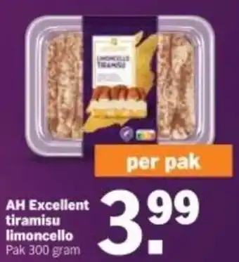 Albert Heijn AH Excellent tiramisu limoncello aanbieding