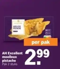 Albert Heijn AH Excellent moelleux pistache aanbieding