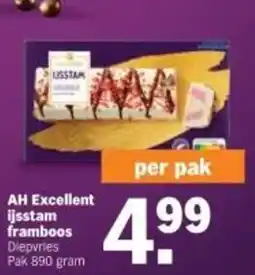 Albert Heijn AH Excellent ijsstam framboos aanbieding