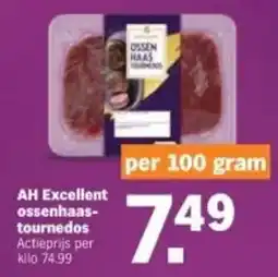 Albert Heijn AH Excellent ossenhaas tournedos aanbieding