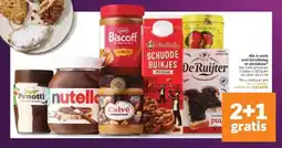 Albert Heijn Alle A merk zoet broodbeleg en pindakaas aanbieding