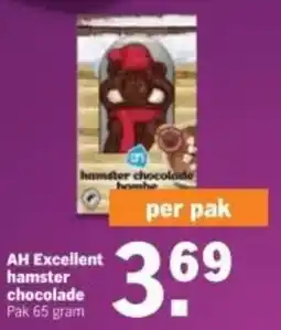 Albert Heijn AH Excellent hamster chocolade aanbieding
