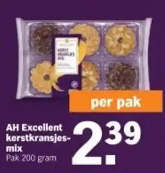 Albert Heijn AH Excellent kerstkransjes mix aanbieding