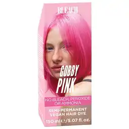 Kruidvat Bleach London Gobby Pink Semi-Permanente Vegan Haarverf aanbieding
