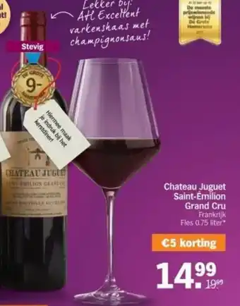 Albert Heijn Chateau Juguet Saint Émilion Grand Cru aanbieding