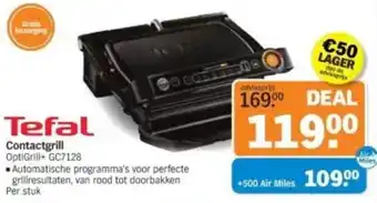 Albert Heijn Tefal Contactgrill aanbieding