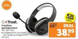 Albert Heijn GX Trust. Draadloze gamingheadset aanbieding