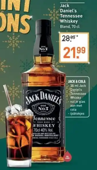 Albert Heijn Jack Daniel's Tennessee Whisky aanbieding