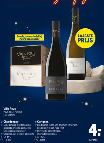 Makro Villa Pous aanbieding
