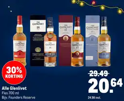 Makro Alle Glenlivet aanbieding