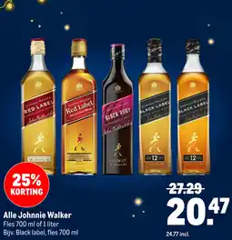 Makro Alle Johnnie Walker aanbieding