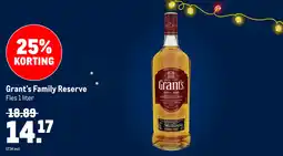 Makro Grant's Family Reserve aanbieding