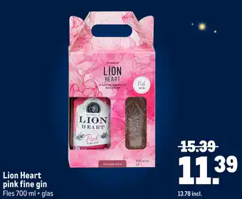 Makro Lion Heart pink fine gin aanbieding