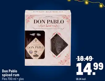 Makro Don Pablo spiced rum aanbieding
