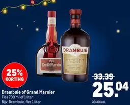 Makro Drambuie of Grand Marnier aanbieding