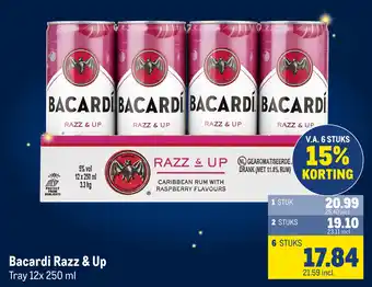 Makro Bacardi Razz & Up aanbieding