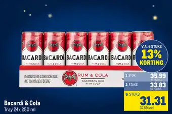 Makro Bacardi & Cola aanbieding