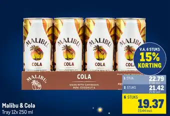 Makro Malibu & Cola aanbieding