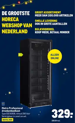Makro Metro Professional drankenkoelkast aanbieding