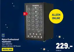 Makro Metro Professional wijnkoeler aanbieding