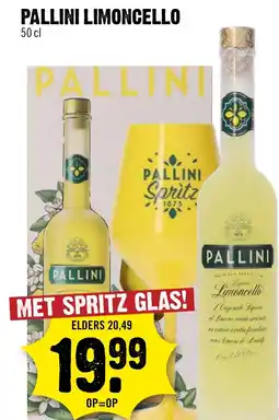 Dirck 3 Pallini limoncello aanbieding