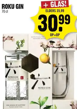 Dirck 3 Roku gin aanbieding