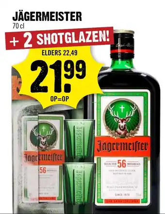 Dirck 3 Jägermeister aanbieding