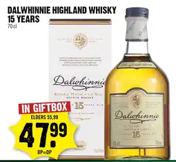 Dirck 3 Dalwhinnie highland whisky aanbieding