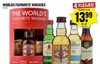 Dirck 3 Worlds favourite whiskies aanbieding