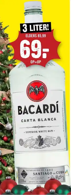 Dirck 3 Bacardí Carta blanca aanbieding