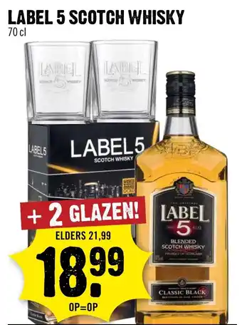 Dirck 3 Label 5 scotch whisky aanbieding