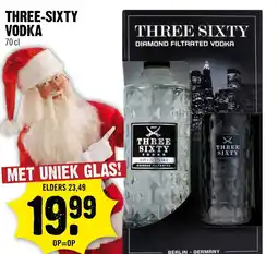 Dirck 3 Three sixty vodka aanbieding