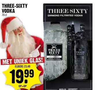 Dirck 3 Three sixty vodka aanbieding