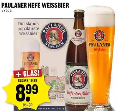 Dirck 3 Paulaner Hefe Weissbier aanbieding