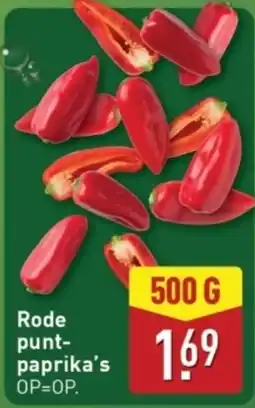 ALDI Rode punt paprika's aanbieding