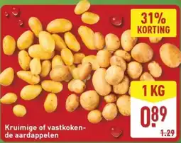 ALDI Kruimige of vastkoken de aardappelen aanbieding