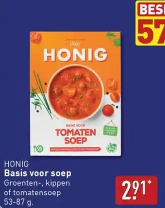 ALDI Honig Basis voor soep aanbieding