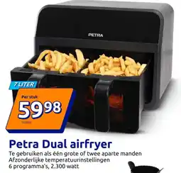 Action Petra Dual airfryer aanbieding